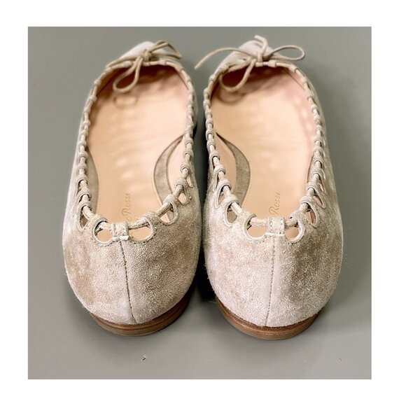 Gianvito Rossi tan suede flats, size 10 - Picture 4 of 5